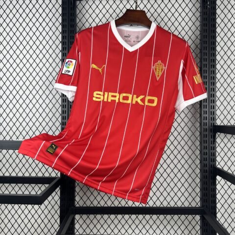 (25/26) Mens Sporting Gijon Rrtro Jersey S-XXL