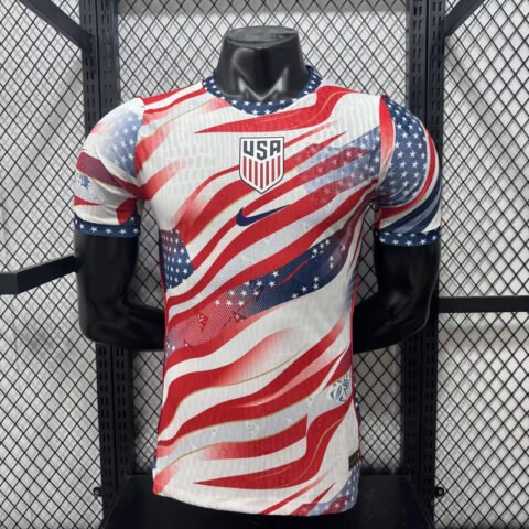 (26/27) Usa National Team Player قميص World Cup S-2XL