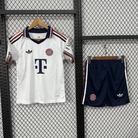 (26/27) Bayern Munich Away Jersey Kids Fan Version 16-28