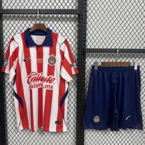 (26/27) Chivas Home Kit Men Fan Version S-4XL