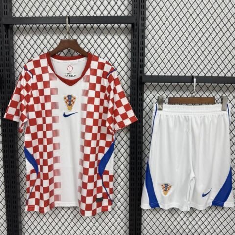 (26/27) Croatia Home Kit Men Fan Version S-4XL