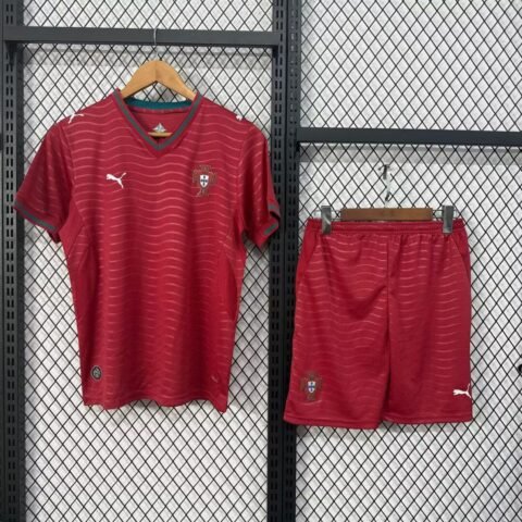 (26/27) Portugal Home Kit Men Fan Version S-4XL