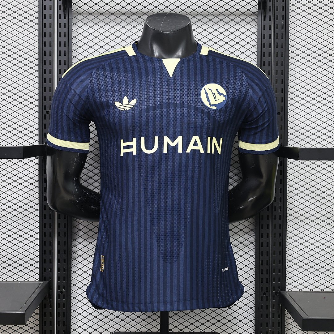 (26/27) Player Add+$5 Al-Nassr Away With Sponsor Soccer Jersey Size S-3XL 1