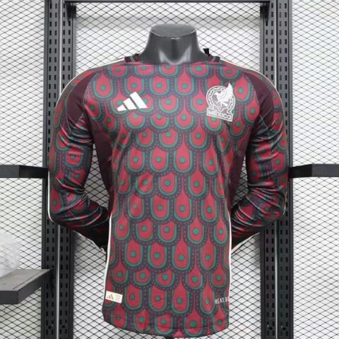 (24/25) Player Mexico الأساسي Long Sleeves قميص S-2XL