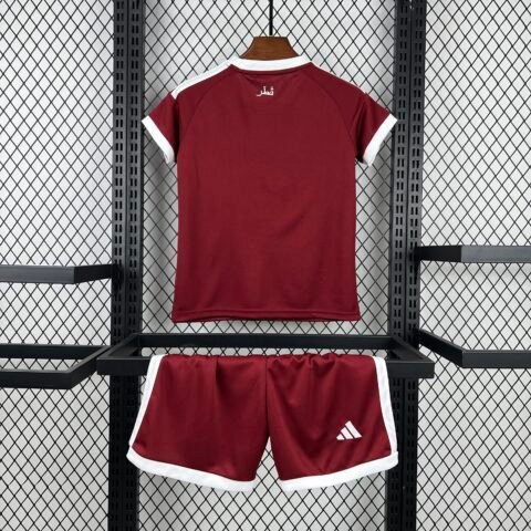 (26/27) Kids Qatar World Cup Home Kit