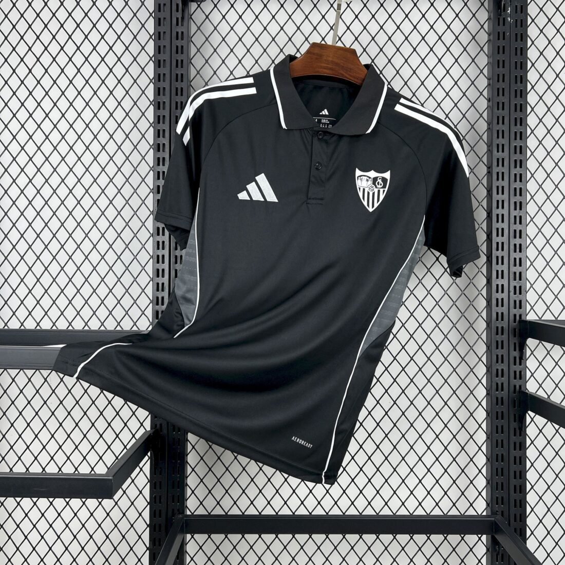 (25/26) Mens Sevilla Fc Black Travel Polo Jersey Álbum Soccer Jersey& Retro Shirts S-2XL 12