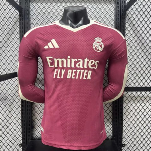 (26/27) Real Madrid Guest Long Sleeved Maillot S-2XL