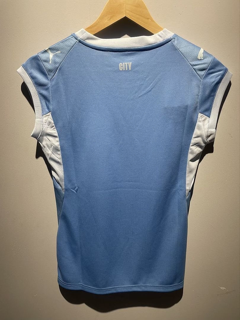 (26/27) Manchester City Home Girl Size Jersey Without Sleeve S-XXL 4
