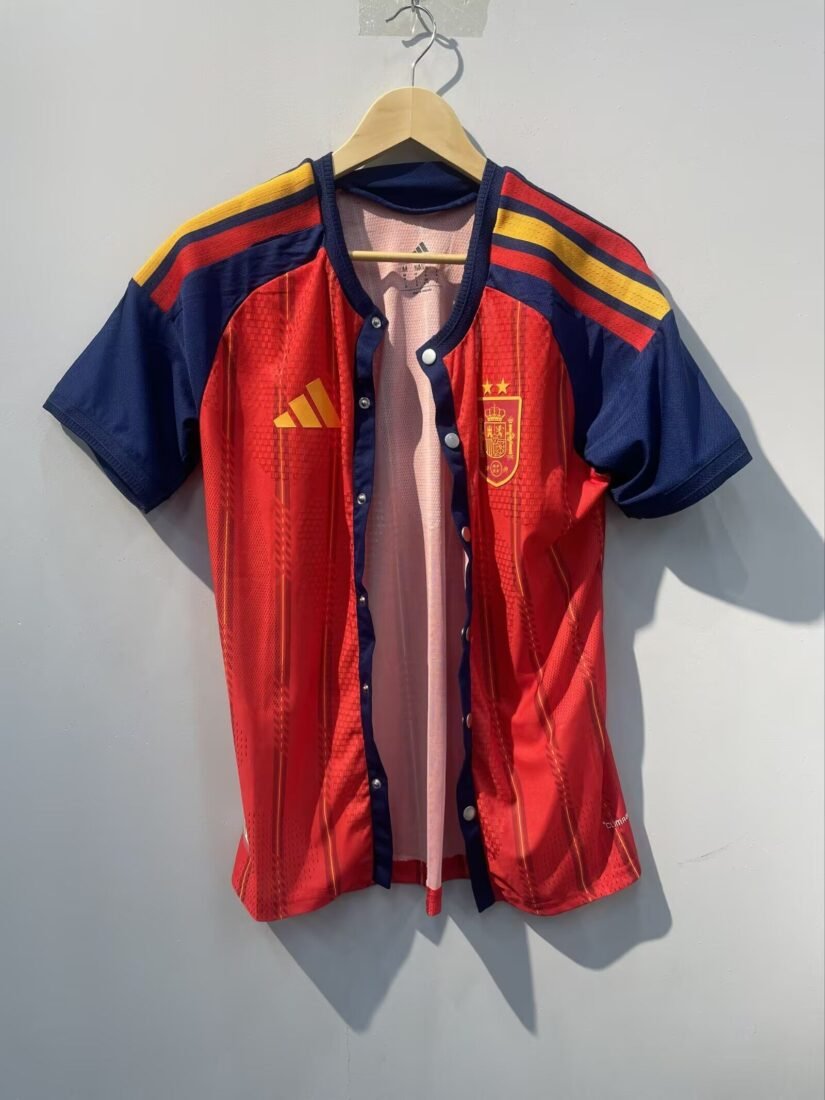 (26/27) Spain Baseball Jersey Jersey Calcio/ Jersey Football/ Fulbol T-Jersey 4