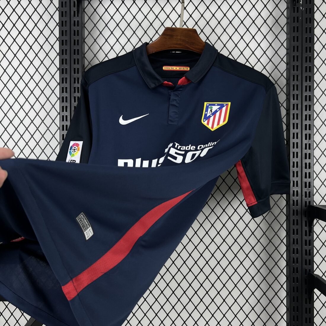 (15/16) Retrô Atletico Madrid Visitante Camisa S-XXL 7