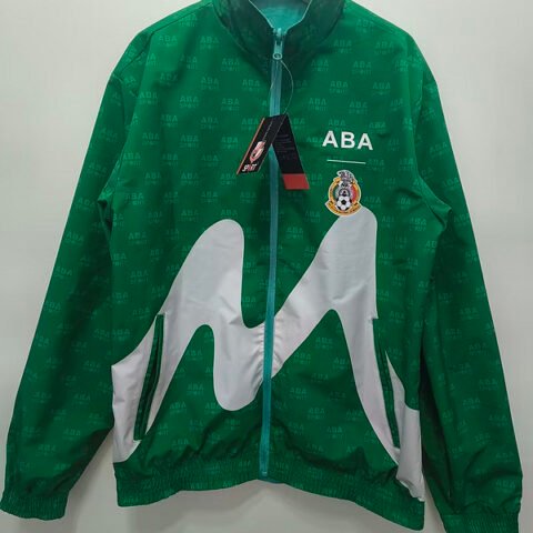 (1995) كلاسيكي Mexico Trench Coat Reversible Windbreaker Double Sides Jacket S-3XL