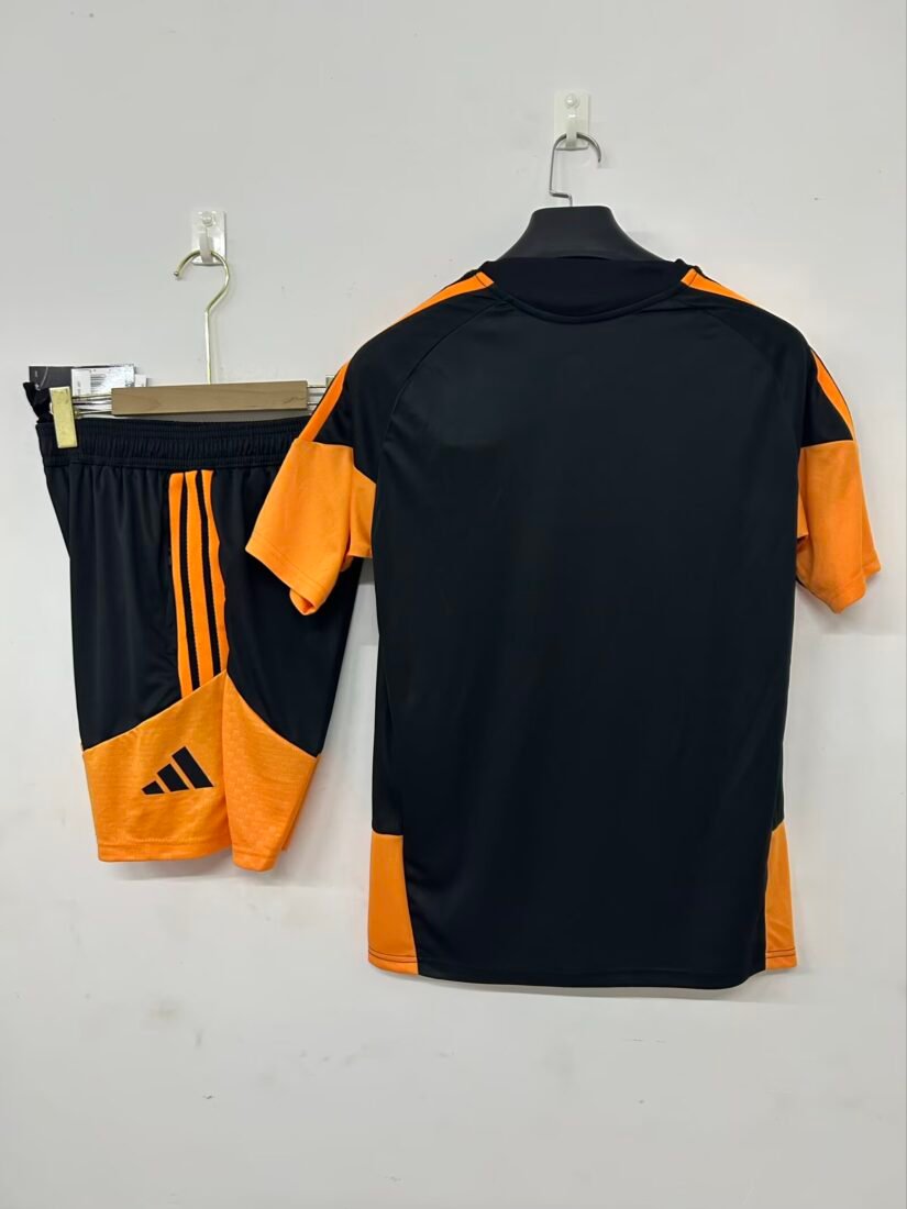 (26/27) Arsenal Black Short Sleeve تدريب قميص S-3XL 2