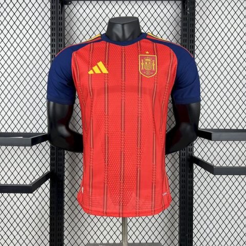 (26/27) Player Mens Spain الأساسي قميص S-2XL