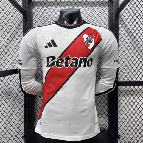 (26/27) River Plate Player أكمام طويلة الأساسي S-2XL