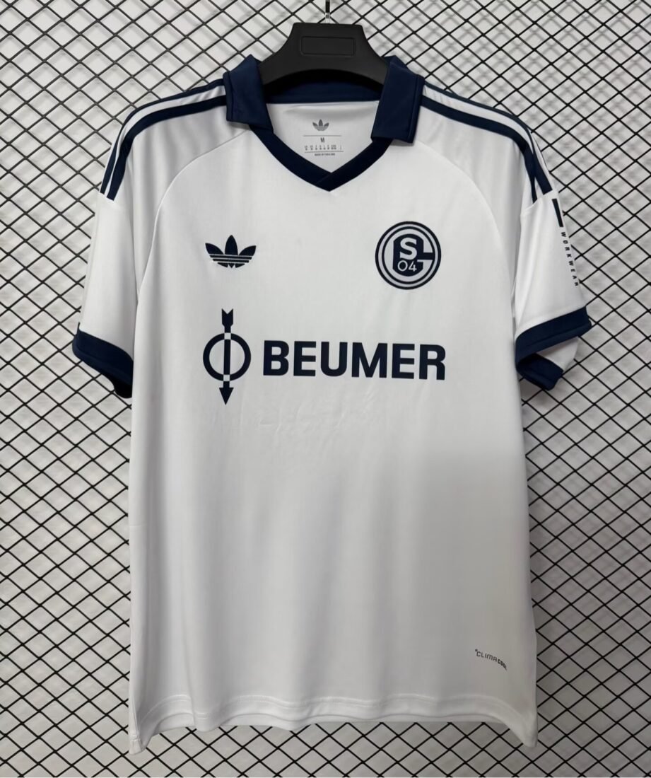(26/27) S04 Auswärts Trikot Trikot Calcio/ Trikot Football/ Fulbol T-Trikot S-4XL 2