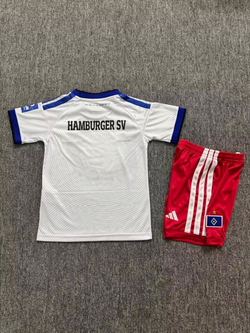 (26/27) Hamburg Home Kids Sets Jersey Calcio/ Jersey Football/ Fulbol T-Jersey 3