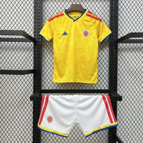(25/26) طقم أطفال Colombia الأساسي قميص 16-28