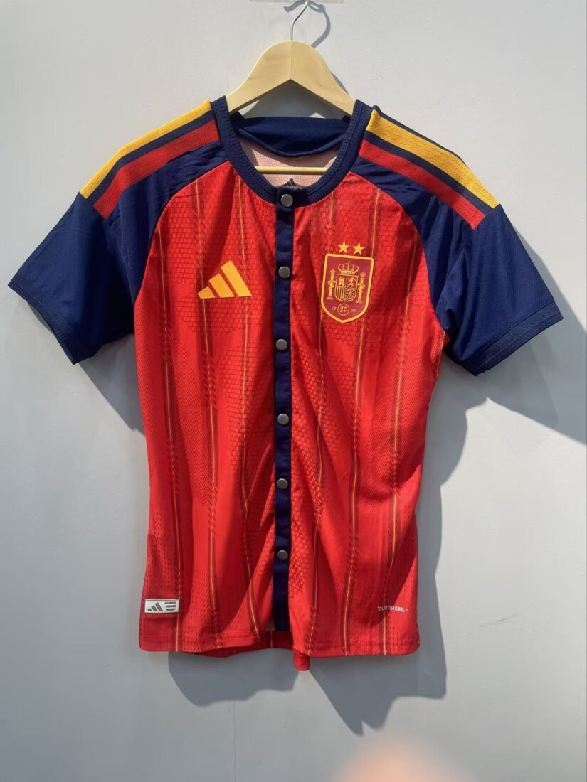 (26/27) Spain Baseball Jersey Jersey Calcio/ Jersey Football/ Fulbol T-Jersey 6
