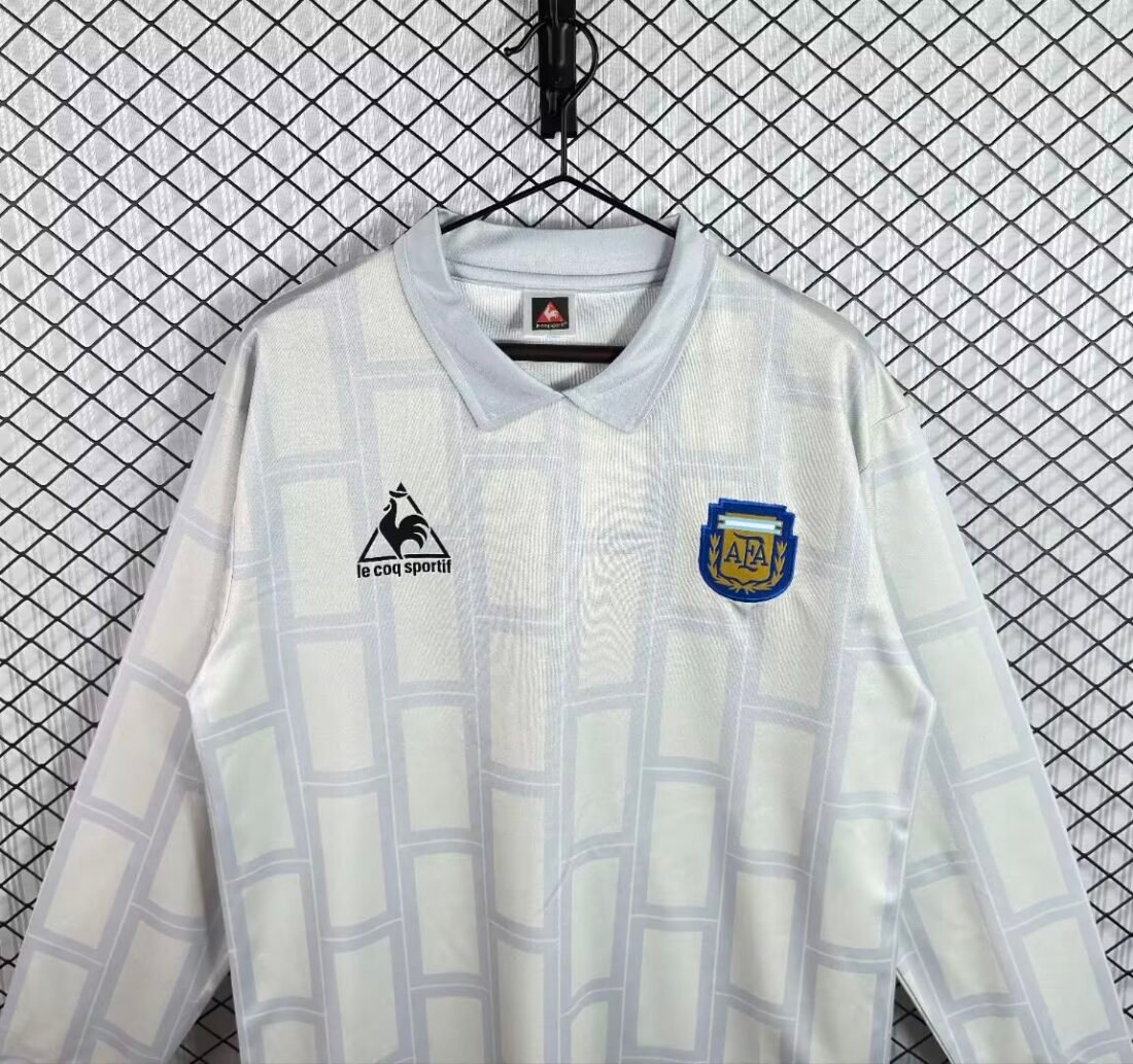 (26/27) Argentina Retrô Camisa Camisa Calcio/ Camisa Football/ Fulbol T-Camisa S-2XL 3