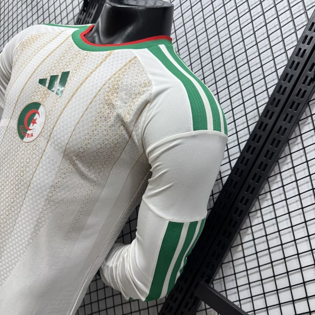 (26/27) Algeria Player Manga Longa Casa S-XXL 7