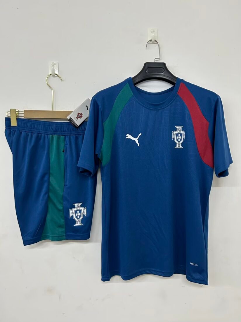 (26/27) Portugal تدريب In Cyan قميص Size S-3XL 4