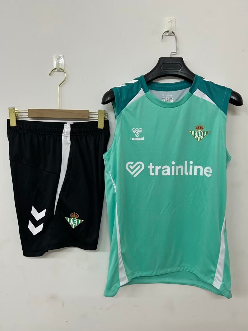 (25/26) Real Betis T-قميص تدريب طقم S-3XL 4