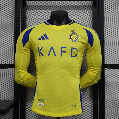 (24/25) Al-Nassr Player Long Sleeve S-XXL