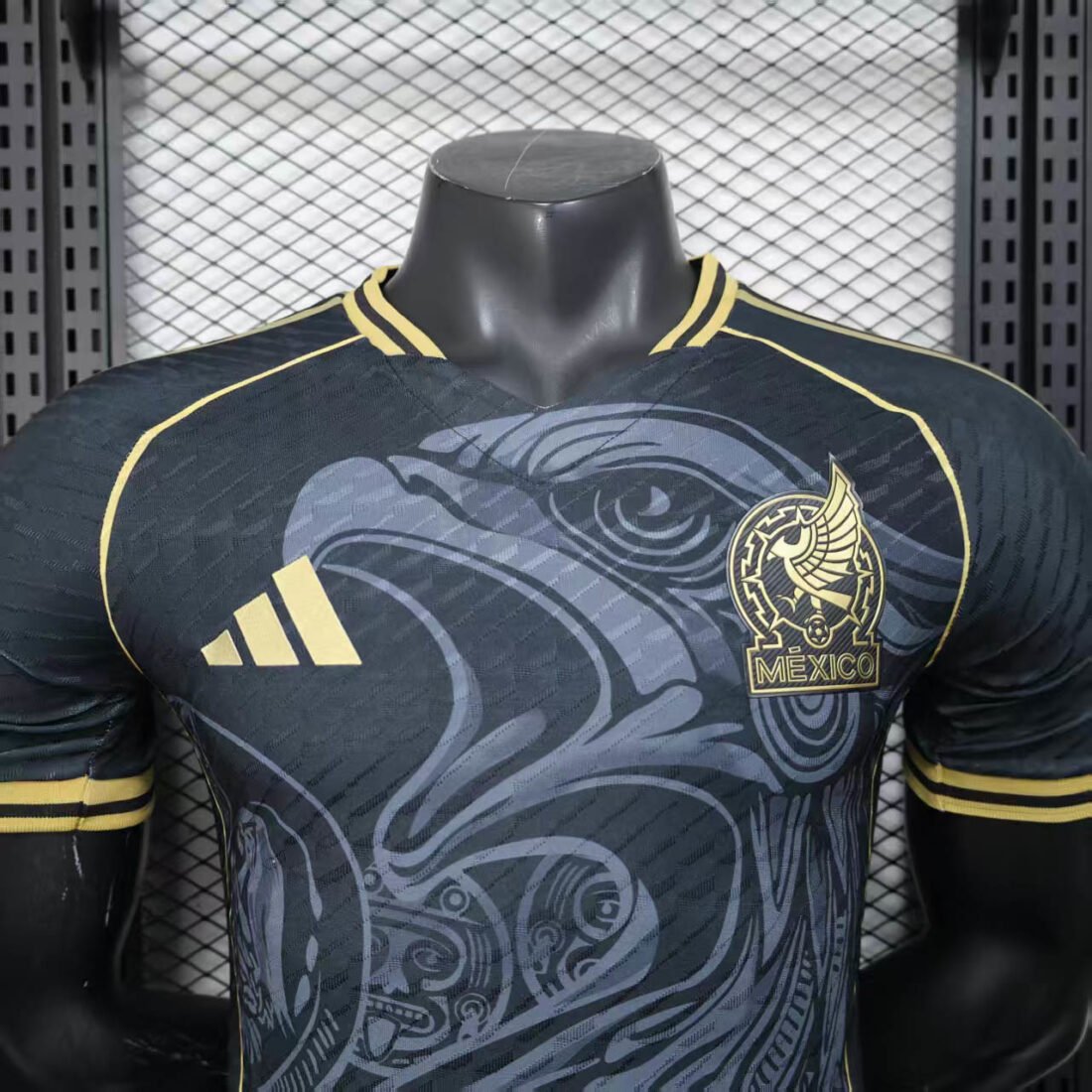 (25/26) Player Mexico Black Eagle إصدار خاص طقم Apparels S-XXL 5
