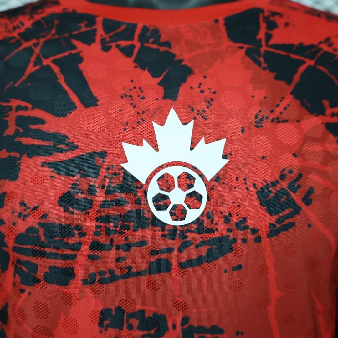 (26/27) Canada Player Red Black S-XXL 5