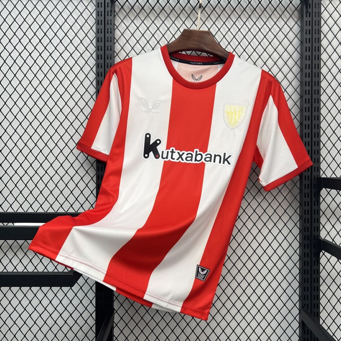 (25/26) Mens Athletic Bilbao Retrô Camisa S-XXL 4