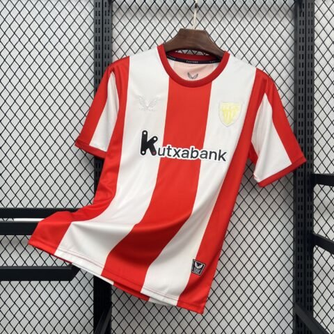 (25/26) Mens Athletic Bilbao Retro Jersey S-XXL
