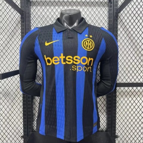 (26/27) Inter Milan Long Sleeved قميص Size S-2XL