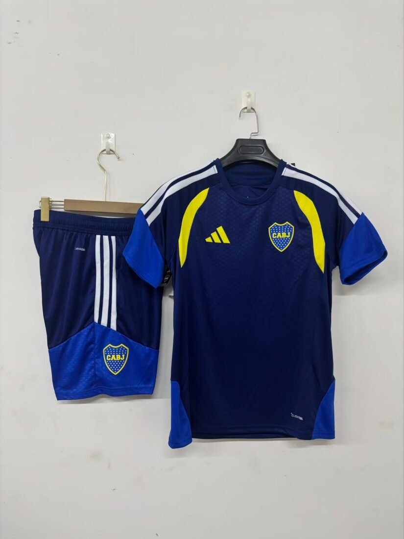 26-27 Boca Juniors Blue Short-Sleeve Training Jersey S-2XL 4