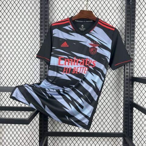 (21/22) كلاسيكي Benfica الثالث قميص S-2XL