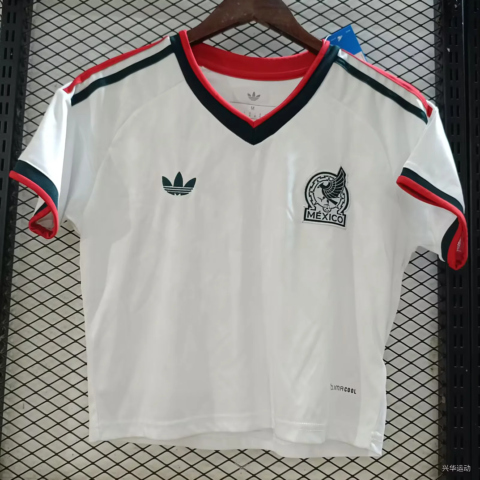 (26/27) Mexico Away Cropped Women Jersey Size S-XXL