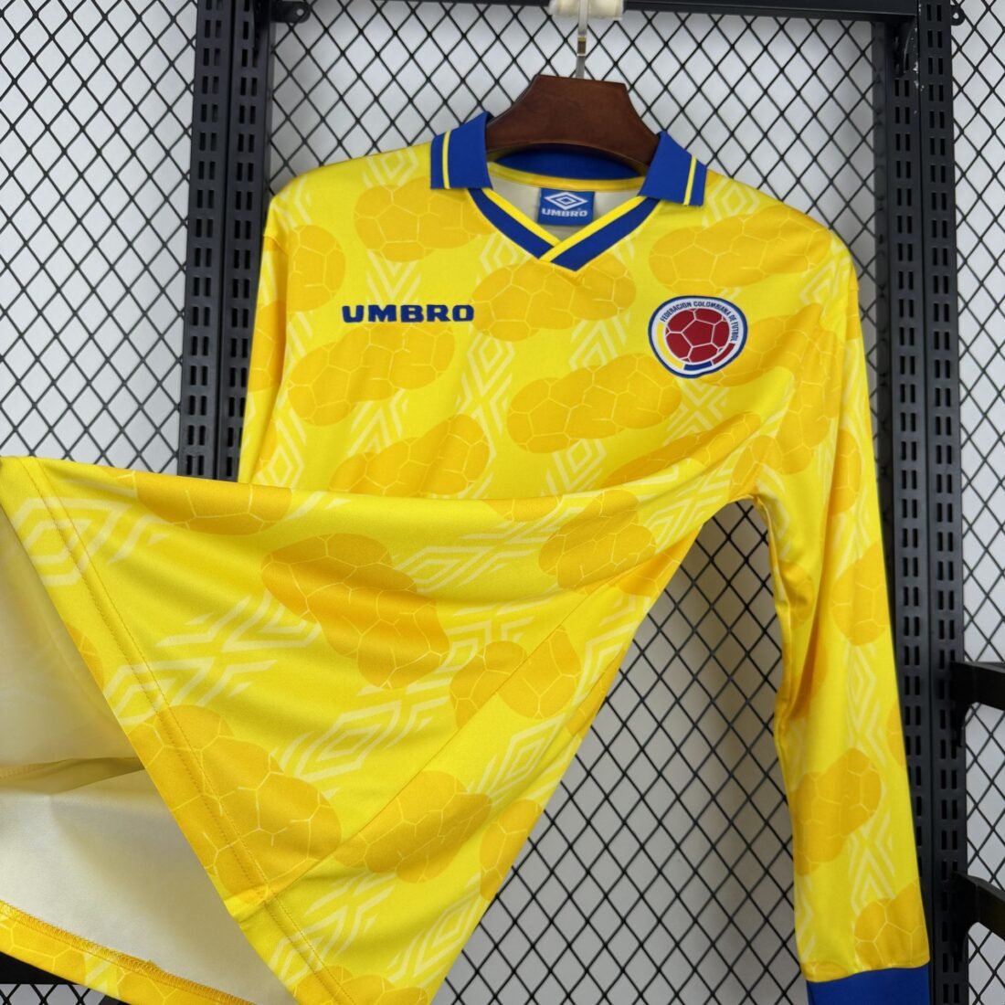 (1994) كلاسيكي Colombia الأساسي أكمام طويلة قميص S-XXL 11