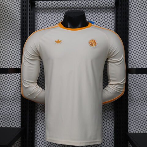 (26/27) Bayern Munich Player كلاسيكي White أكمام طويلة S-2XL