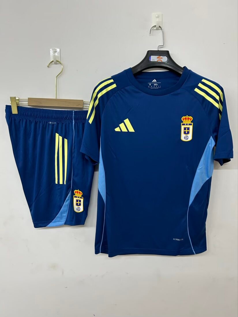 (25/26) Oviedo تدريب قميص Royal Blue S-3XL 2