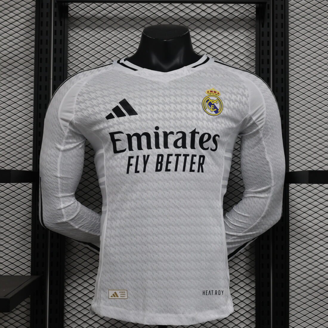 (24/25) Player Real Madrid Home Long Sleeves Jersey S-XXL 4