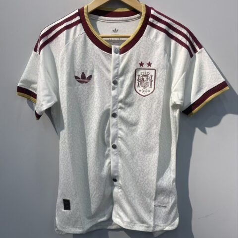 (26/27) Spain Baseball Jersey Jersey Calcio/ Jersey Football/ Fulbol T-Jersey