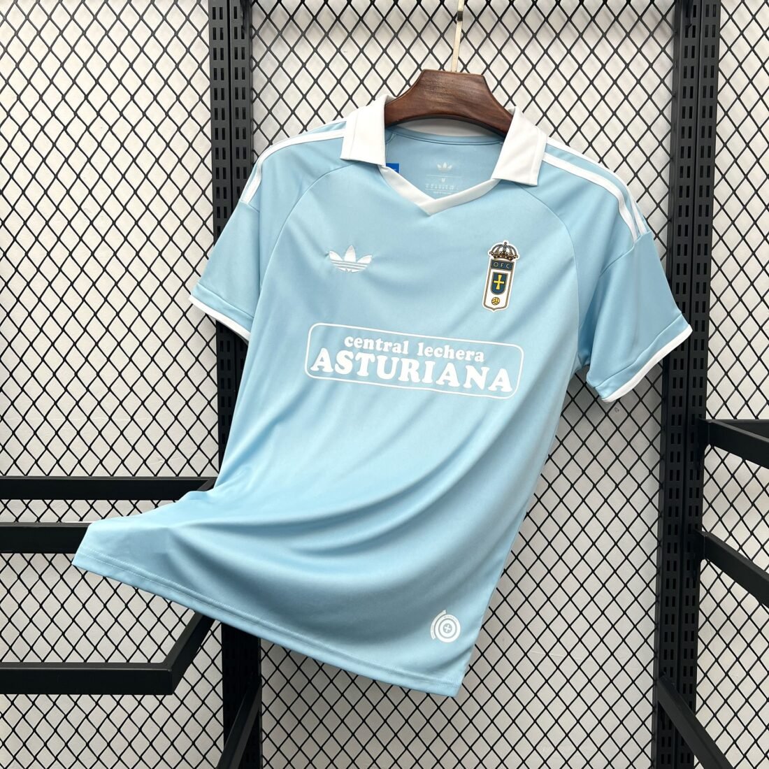 (25/26) Mens Real Oviedo كلاسيكي قميص S-XXL 14