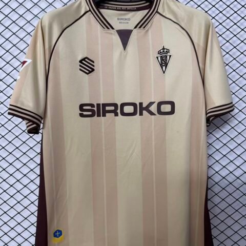 (26/27) Gijón Third Away Soccer Jersey 26 27 Yupoo Jersey Calcio/ Jersey Football/Fut T-Jersey