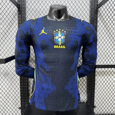 (26/27) Player Brazil الاحتياطي Long Sleeved S-2XL