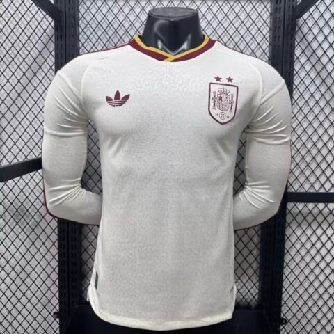 (26/27) Player Spain الاحتياطي أكمام طويلة S-2XL