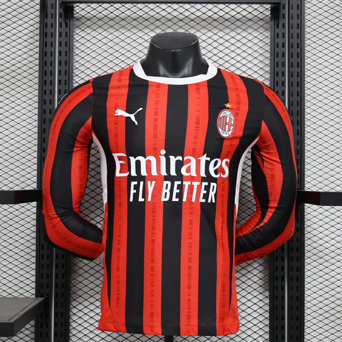 (24/25) AC Milan Manga Larga Player Camiseta S-XXL 6