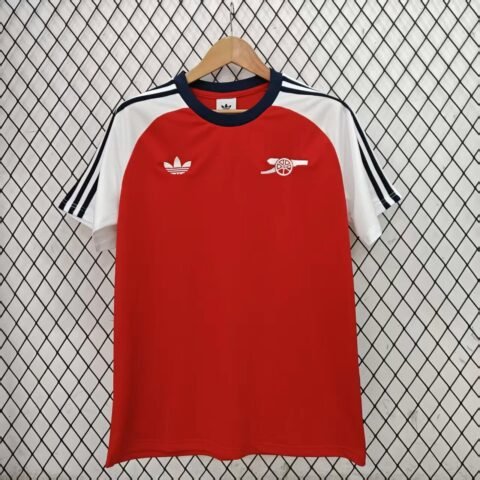 (26/27) Arsenal Crewneck T-قميص Blood Red S-2XL