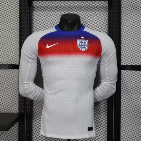 (25/26) Player England الأساسي أكمام طويلة طقم قميص S-2XL