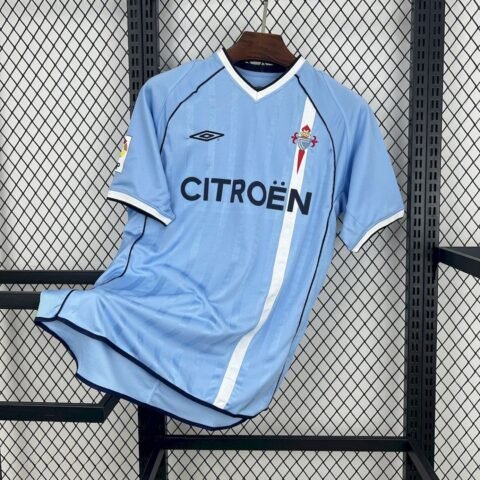 (01/02) Celta Vigo Home Retro Jersey Álbum Soccer Jersey& Retro Shirts S-2XL