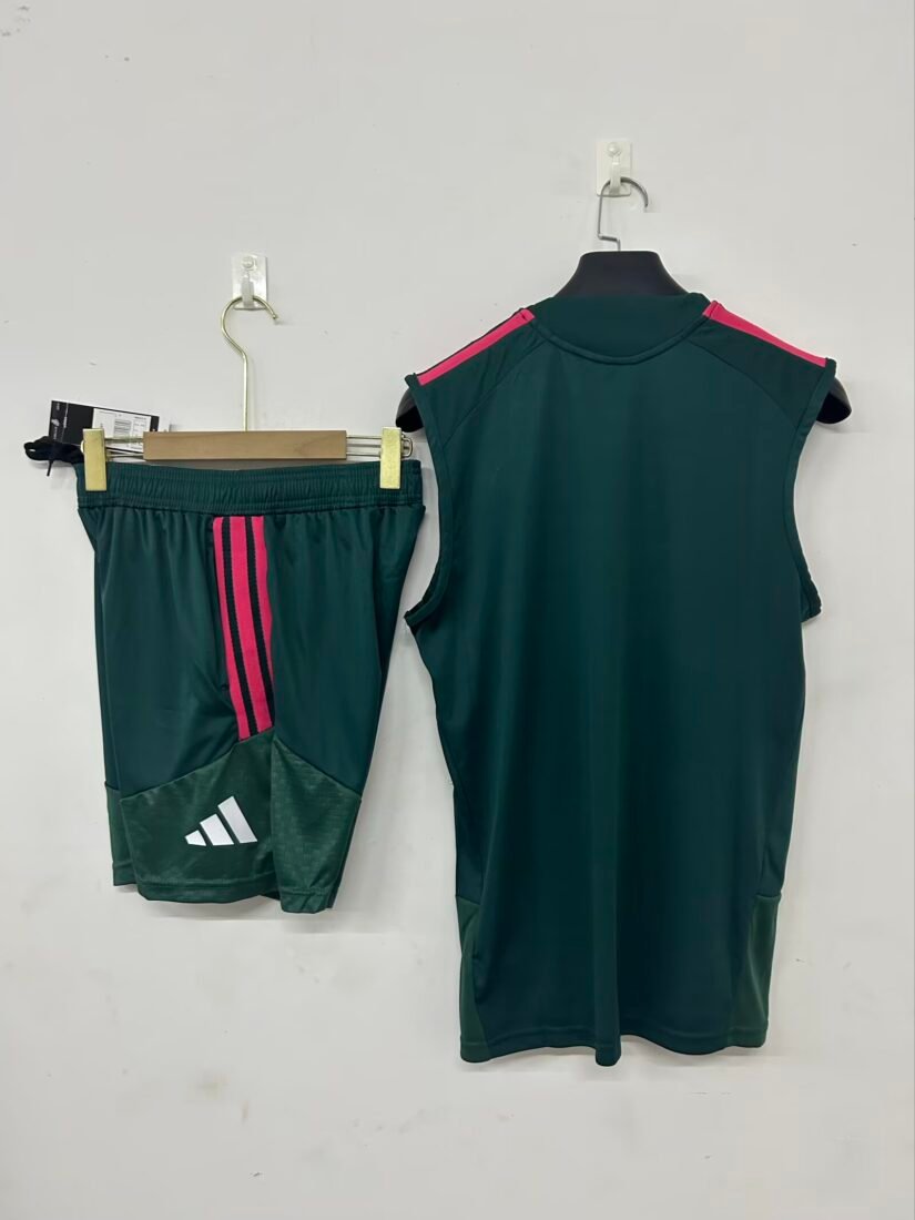 (26/27) Real Madrid Navy Green T-Jersey Training Kit S-3XL 2