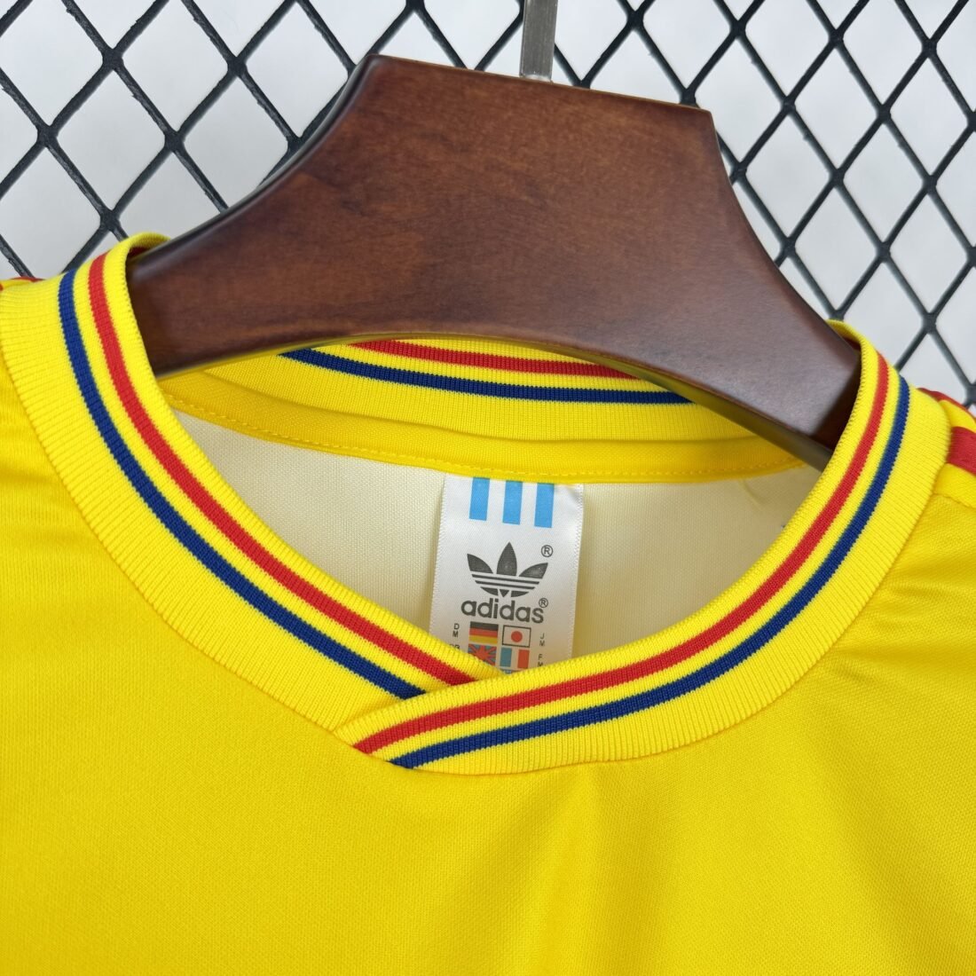 (1990) كلاسيكي Colombia الأساسي أكمام طويلة قميص S-XXL 7